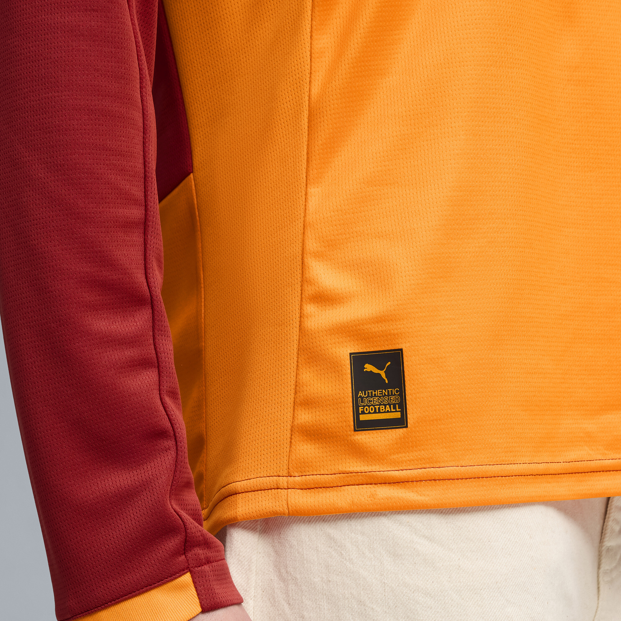 PUMA Galatasaray SK thuisshirt met lange mouwen voor Heren, Rood/Oranje, Maat 3XL thumbnail 2