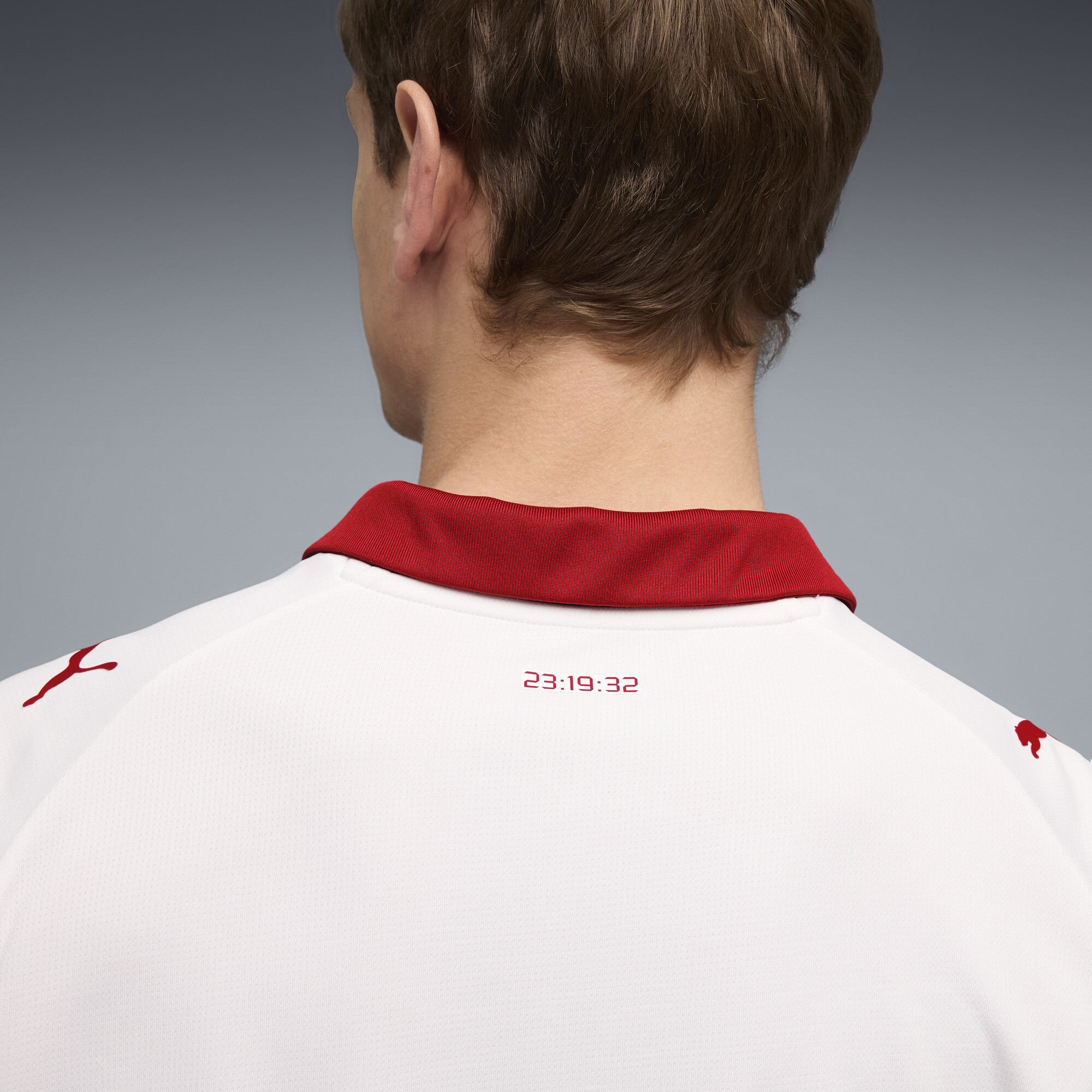 PUMA Galatasaray SK uitshirt met lange mouwen voor Heren, Wit/Oranje, Maat M thumbnail 5