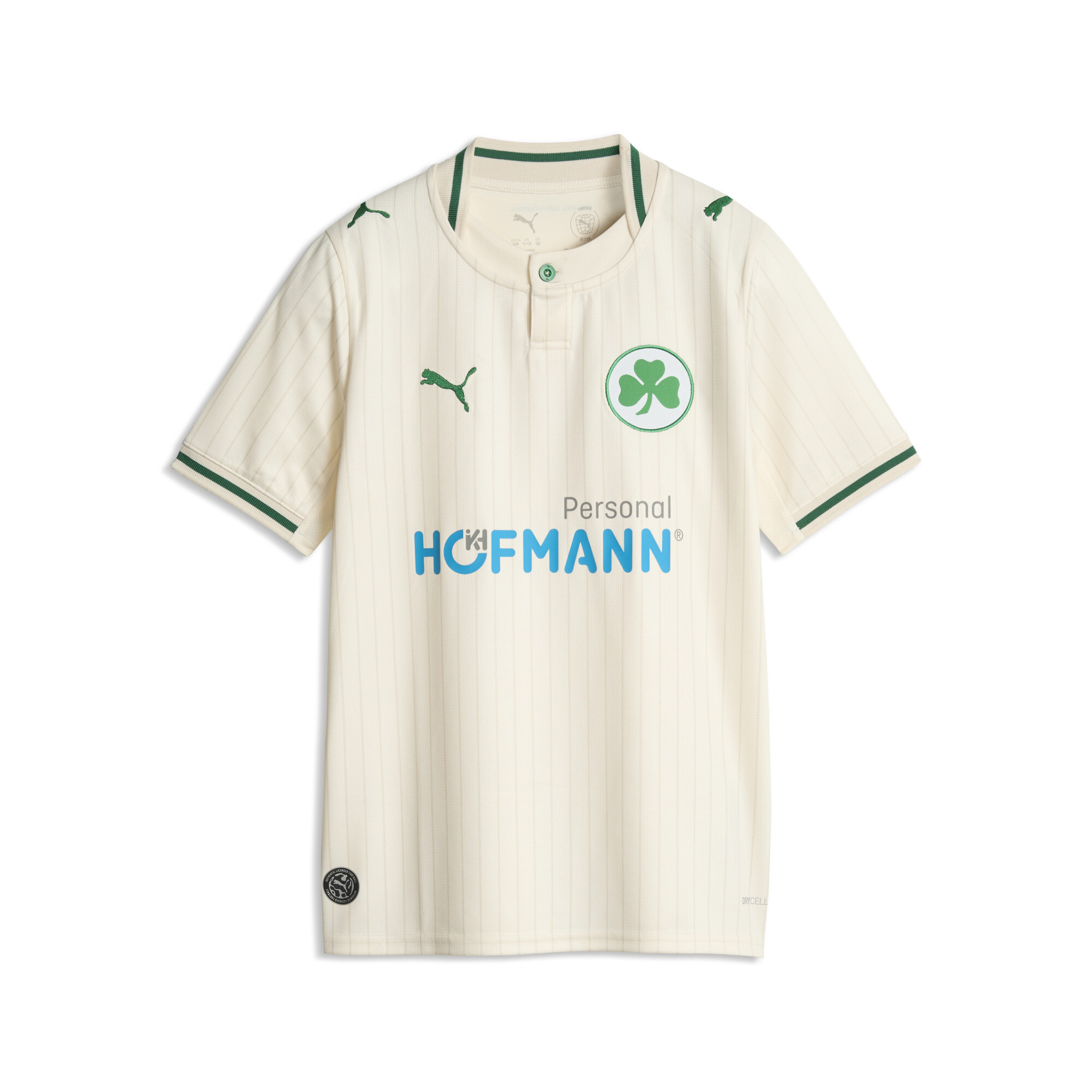 PUMA Maillot Home Greuther Fürth Enfant et Adolescent, Accessoires, Beige, 13-14Y