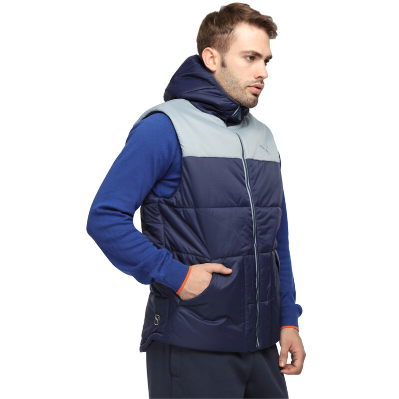 

Men's PUMA CA Down Vest Hooded