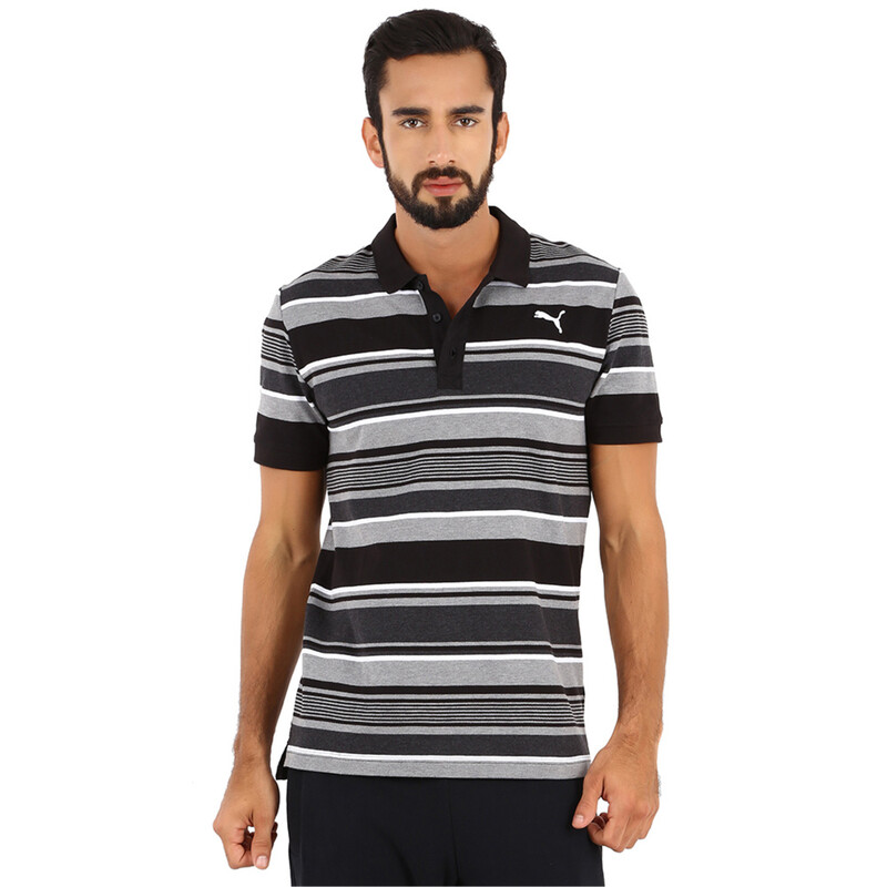 

Men's PUMA FUN Dry Stripe Pique Polo