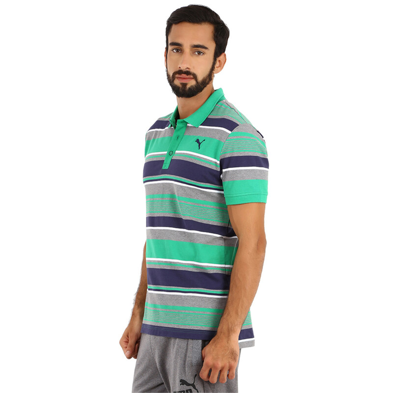 

Men's PUMA FUN Dry Stripe Pique Polo