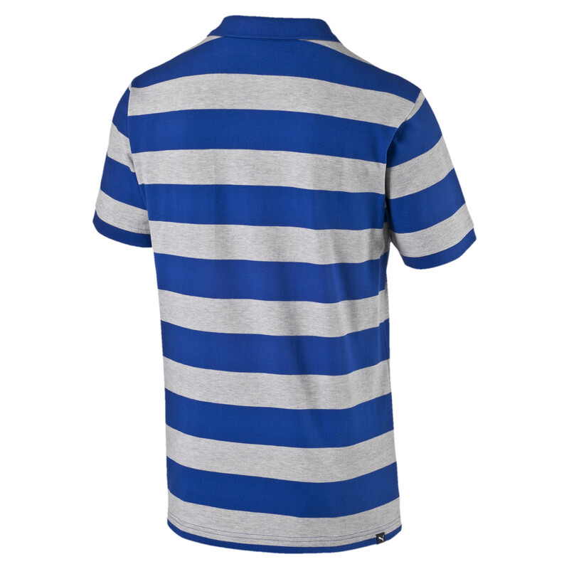 

Men's PUMA ESS Striped Pique Polo
