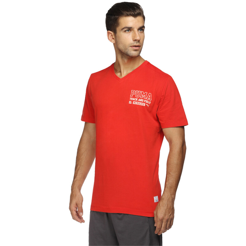 

Men's PUMA STYLE ATHL V Neck Tee