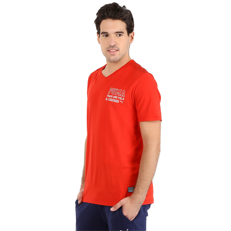 

Men's PUMA STYLE ATHL V Neck Tee