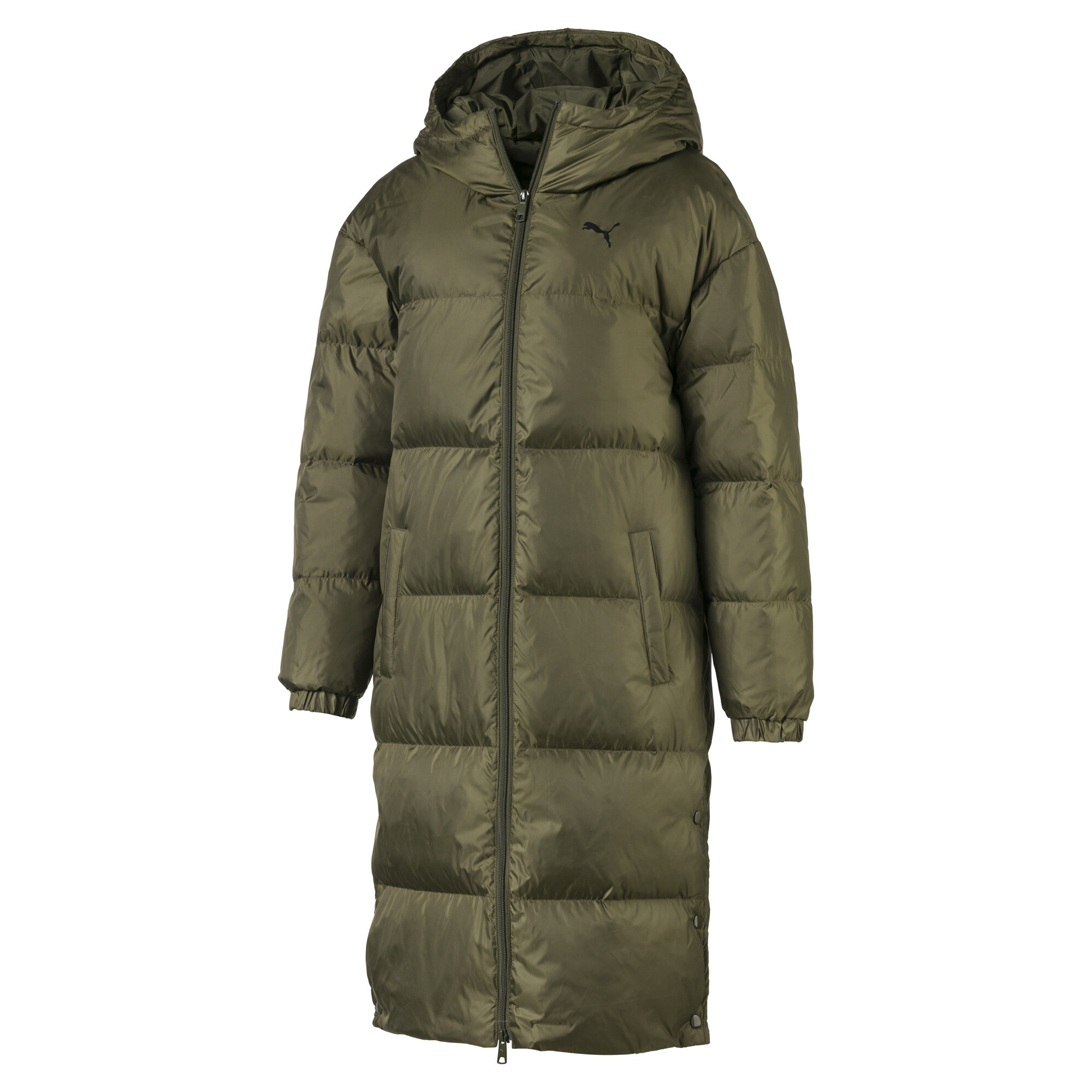 puma longline women's down jacket