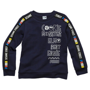 sweat puma enfant cyan