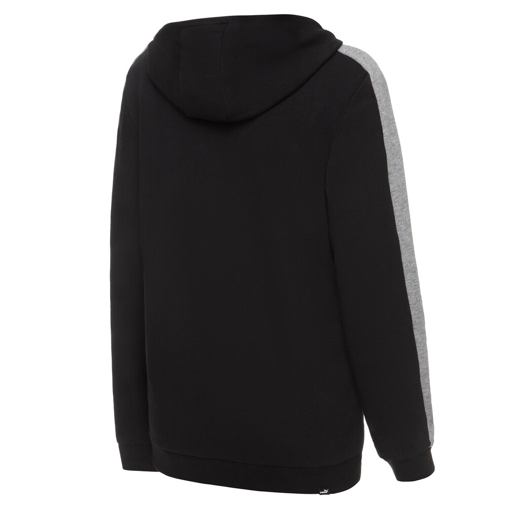 

PUMA - Детская толстовка Contrast FZ Hoody TR B – Cotton Black –, Черный