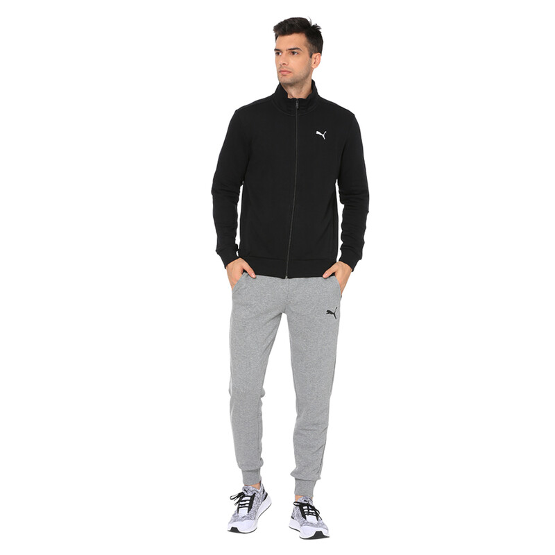 Men's PUMA Knitted Sweat Jacket, Black