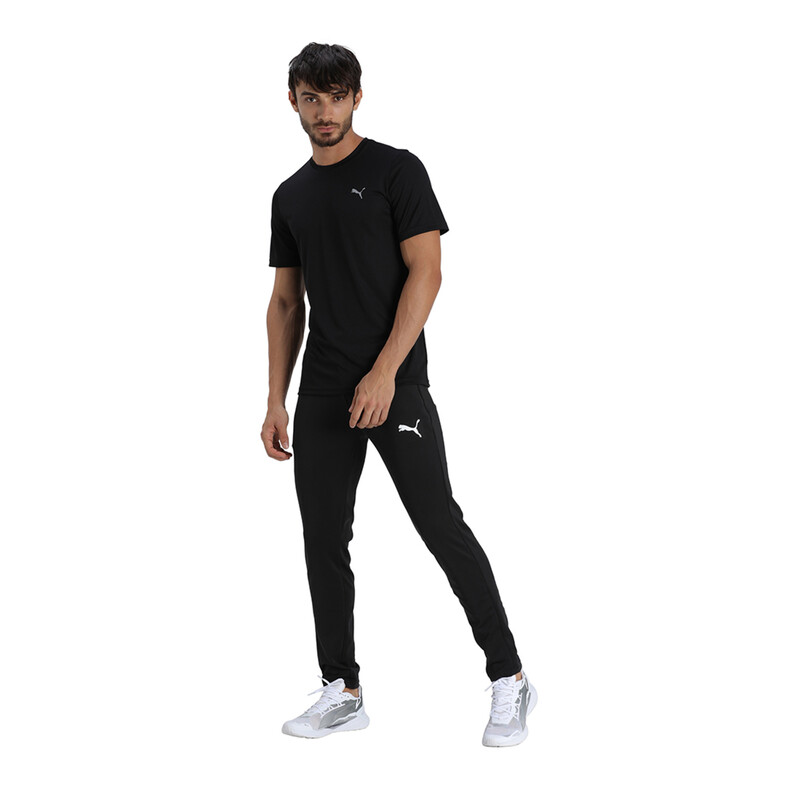 Men's PUMA Graphic Slim Fit Track Pants, Black