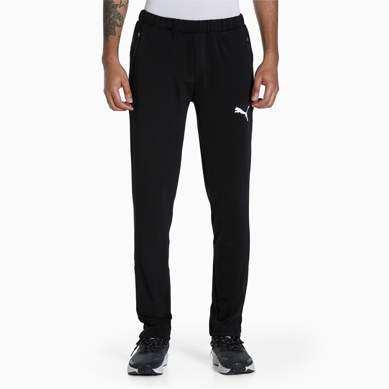 

Men's PUMA Graphic Slim Fit Track Pants, Black