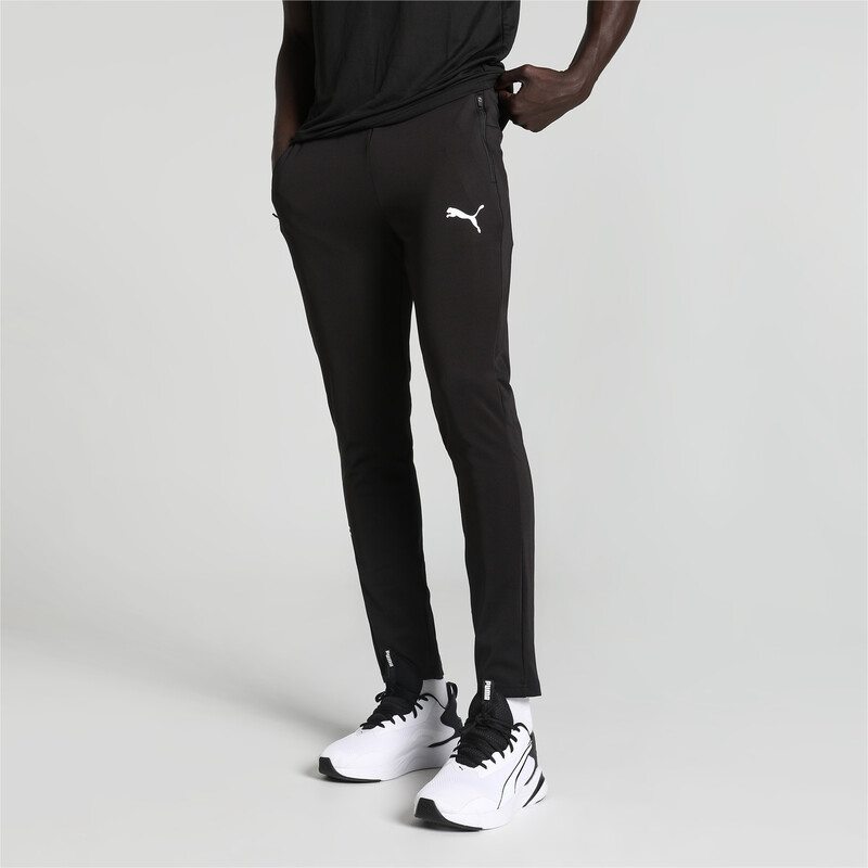 Men s PUMA Graphic Slim Fit Track Pants in Black size M