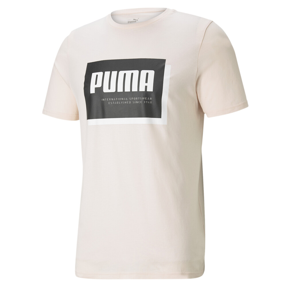

PUMA - male - Футболка Summer Court Graphic Men's Tee – Cloud Pink –, Белый