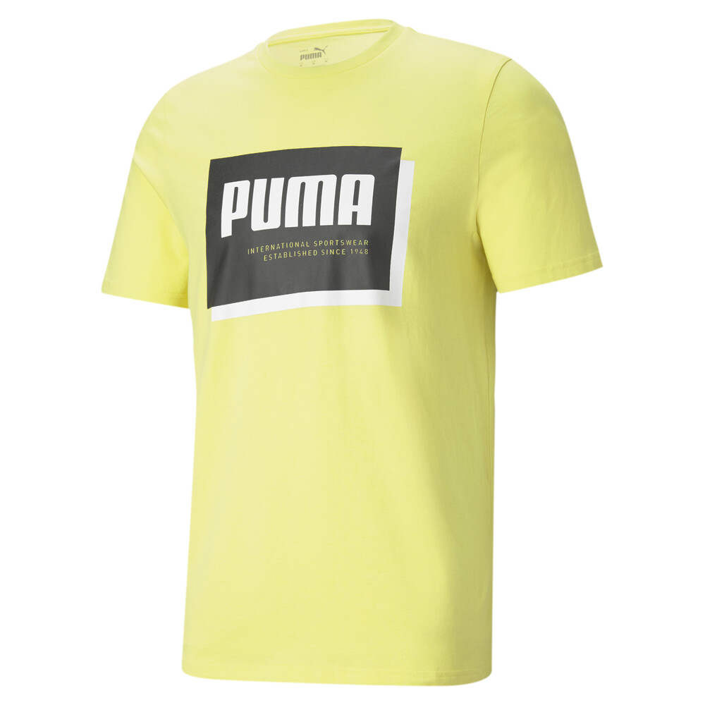 

PUMA - male - Футболка Summer Court Graphic Men's Tee – Celandine –, Розовый
