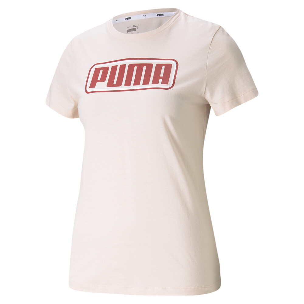 

PUMA - female - Футболка Summer Stripes Graphic Women' Tee – Cloud Pink –, Серый