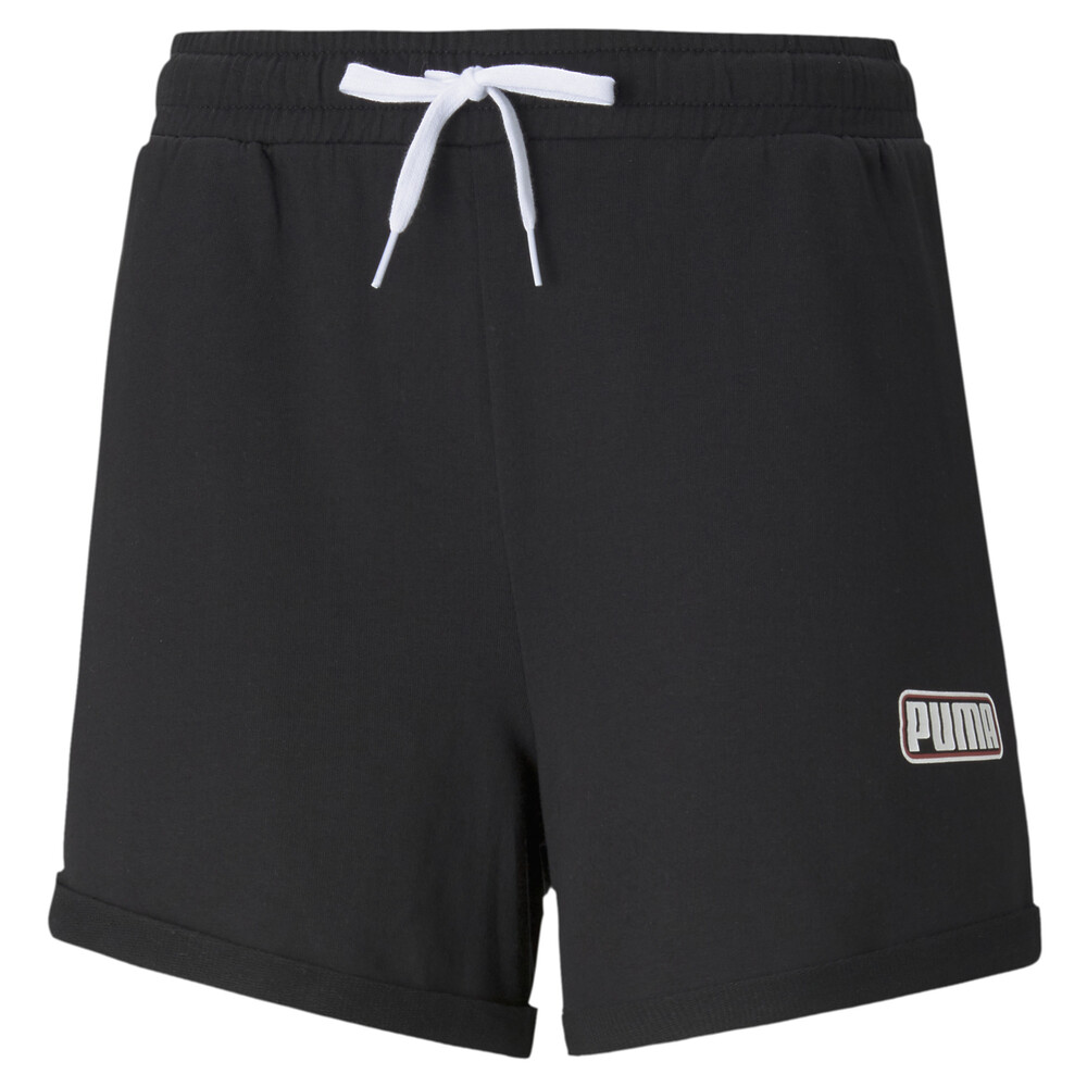 

PUMA - female - Шорты SUMMER STRIPES Sweat Shorts – Puma Black –, Черный