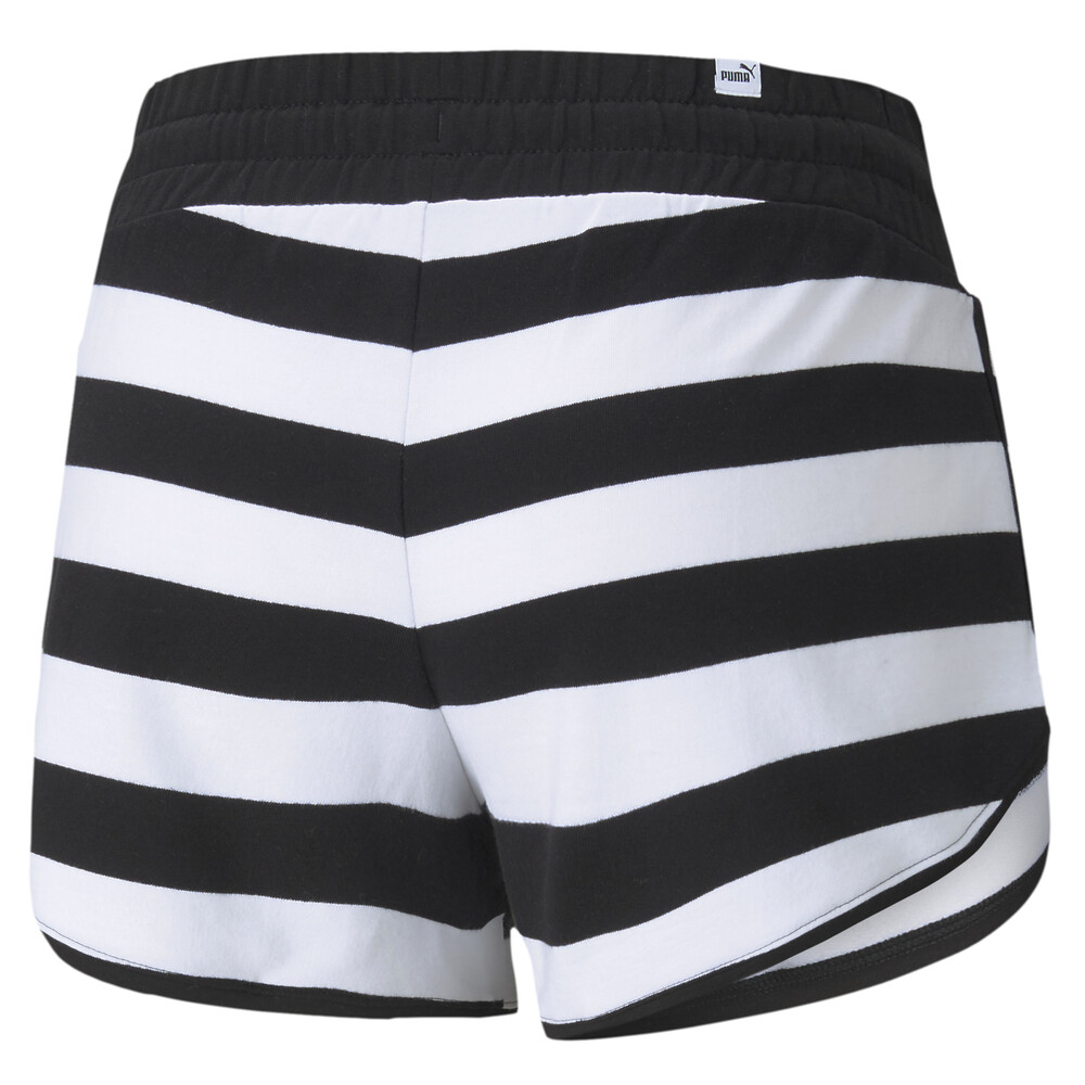 

PUMA - female - Шорты Summer Stripes Printed Women' Shorts – Puma Black –, Черный