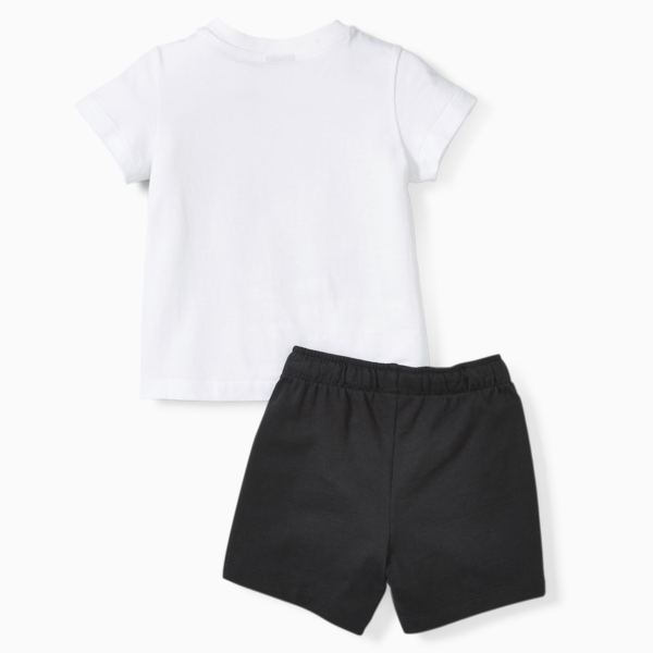 Minicats Tee and Shorts Set Toddler, Puma White, large-ZAF