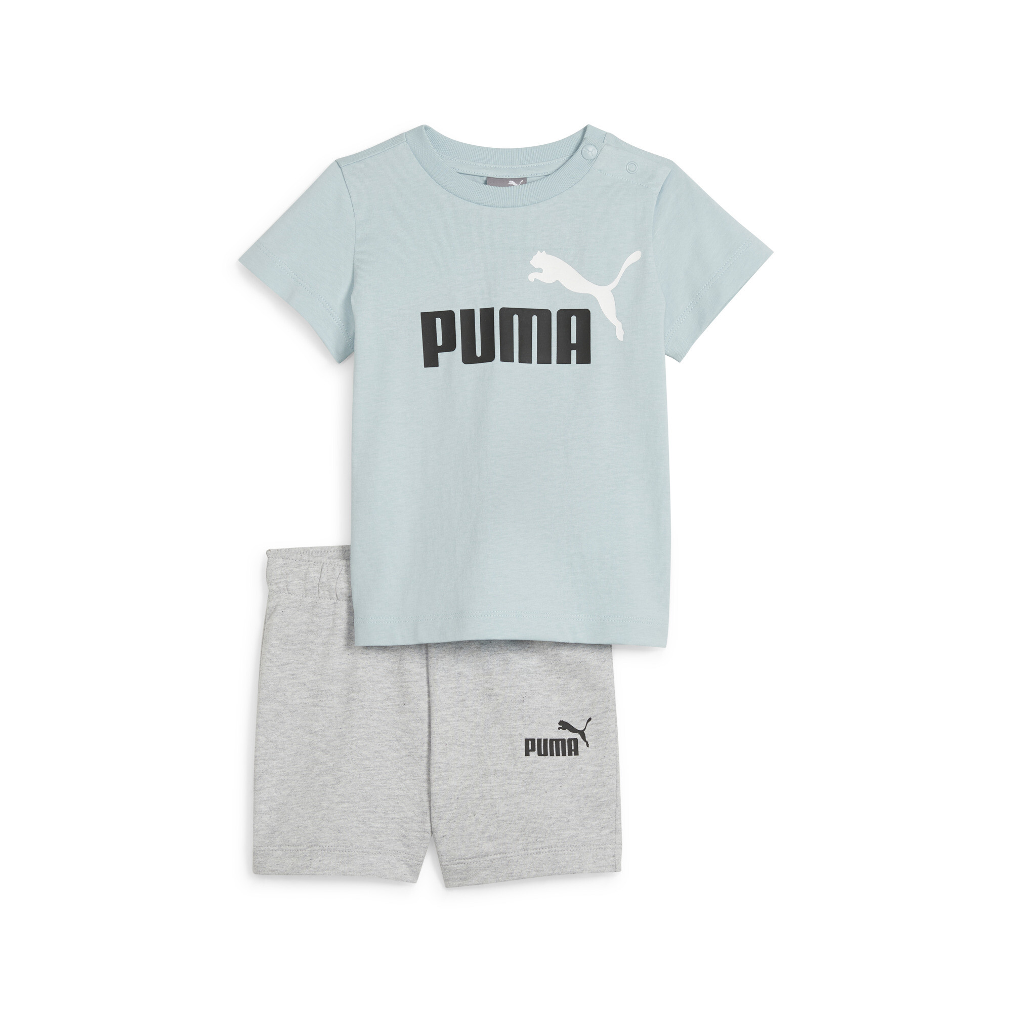 Minicats Tee and Shorts Set Toddler blue PUMA South Africa