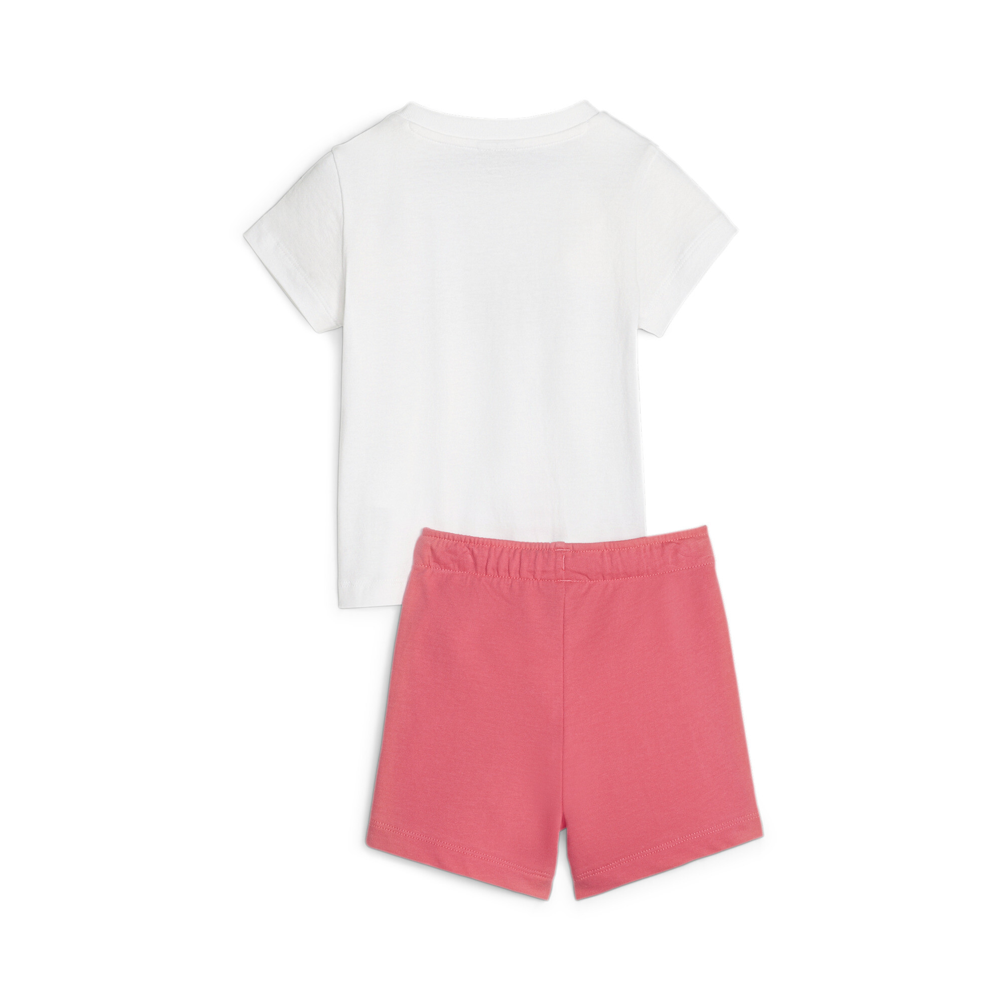 PUMA Minicats T-Shirt And Shorts Babies' Set In Pink, Size 4-6 Months