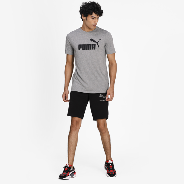 Remera Essentials Logo Tee, Medium Gray Heather, large-ARG