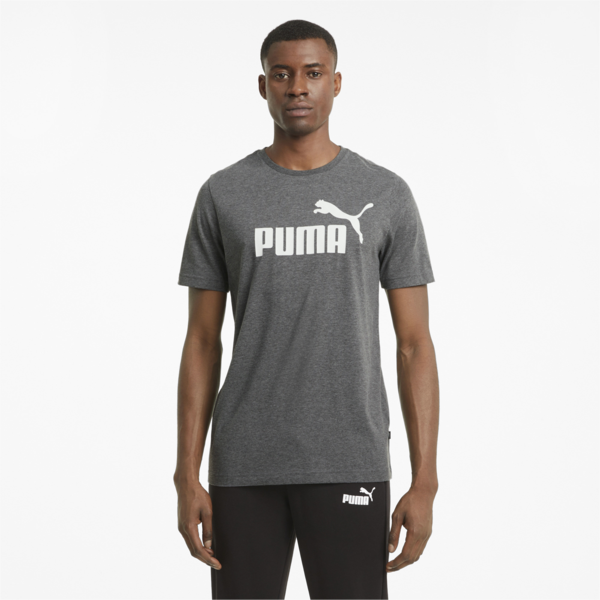 Remera Ess Heather, Puma Black, large-ARG