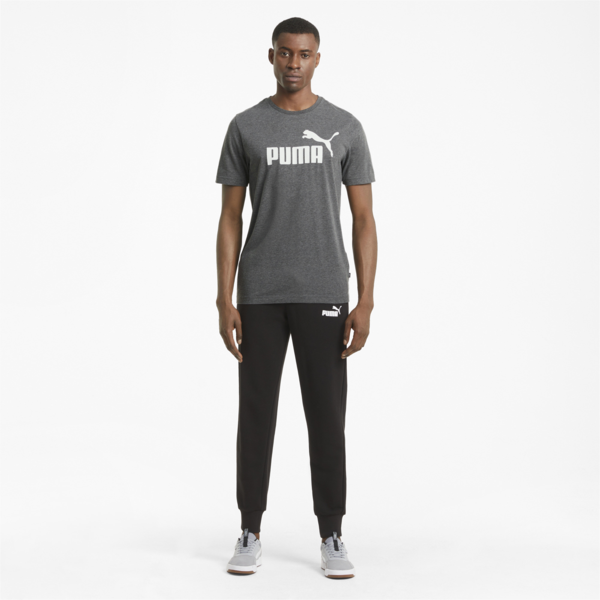 Remera Ess Heather, Puma Black, large-ARG