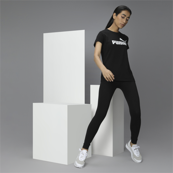 Remera Essentials Logo Tee, Puma Black, large-ARG
