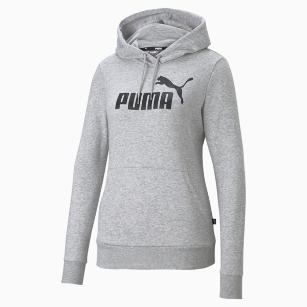 Buzo Essentials Logo para mujer, Light Gray Heather, large-ARG