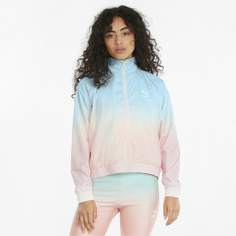

Women's PUMA Gloaming AOP Full-Zip Jacket, Black/blue