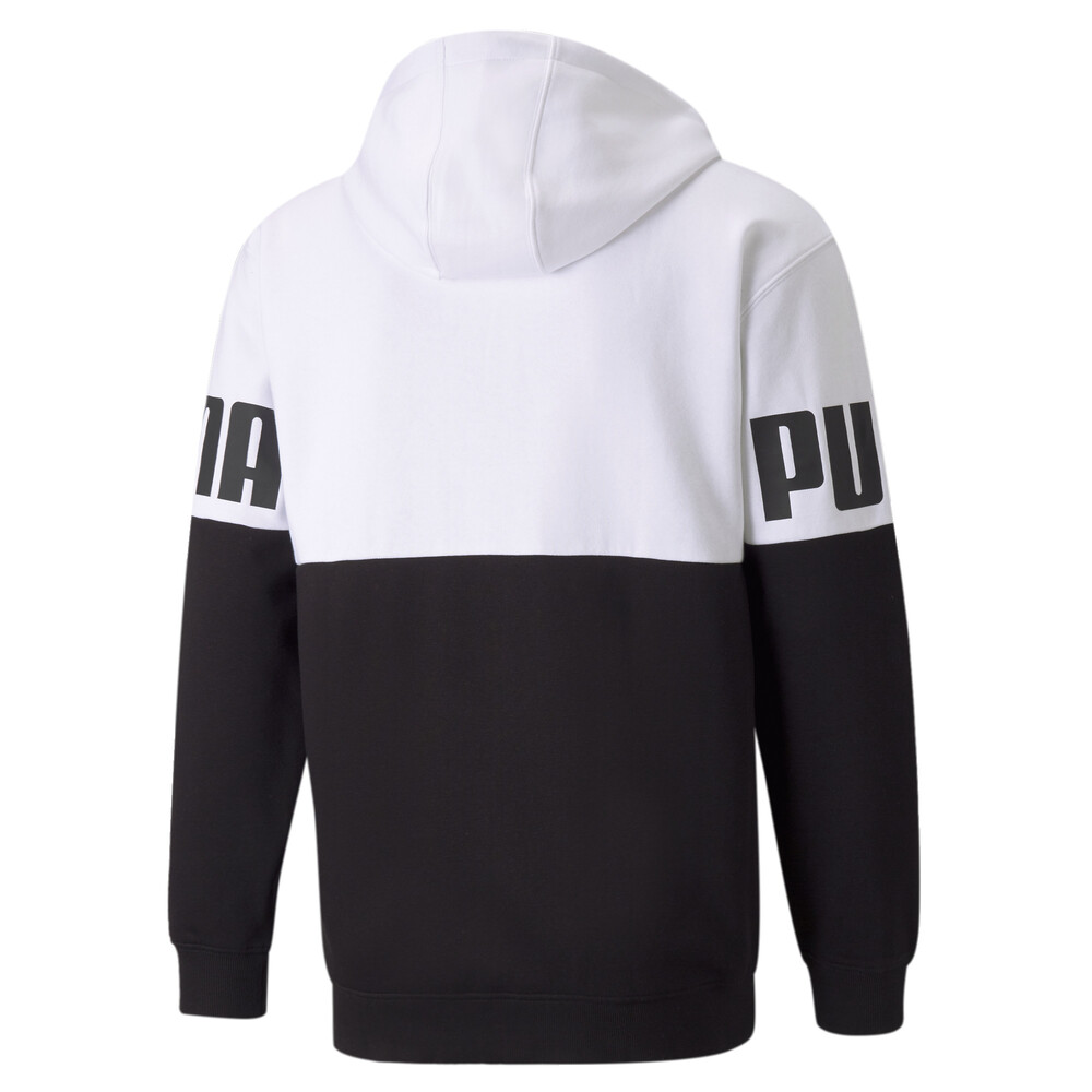 фото Толстовка power colourblock full-zip men's hoodie puma