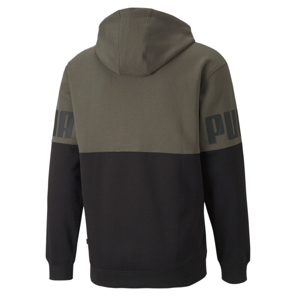 фото Толстовка power colourblock full-zip men's hoodie puma