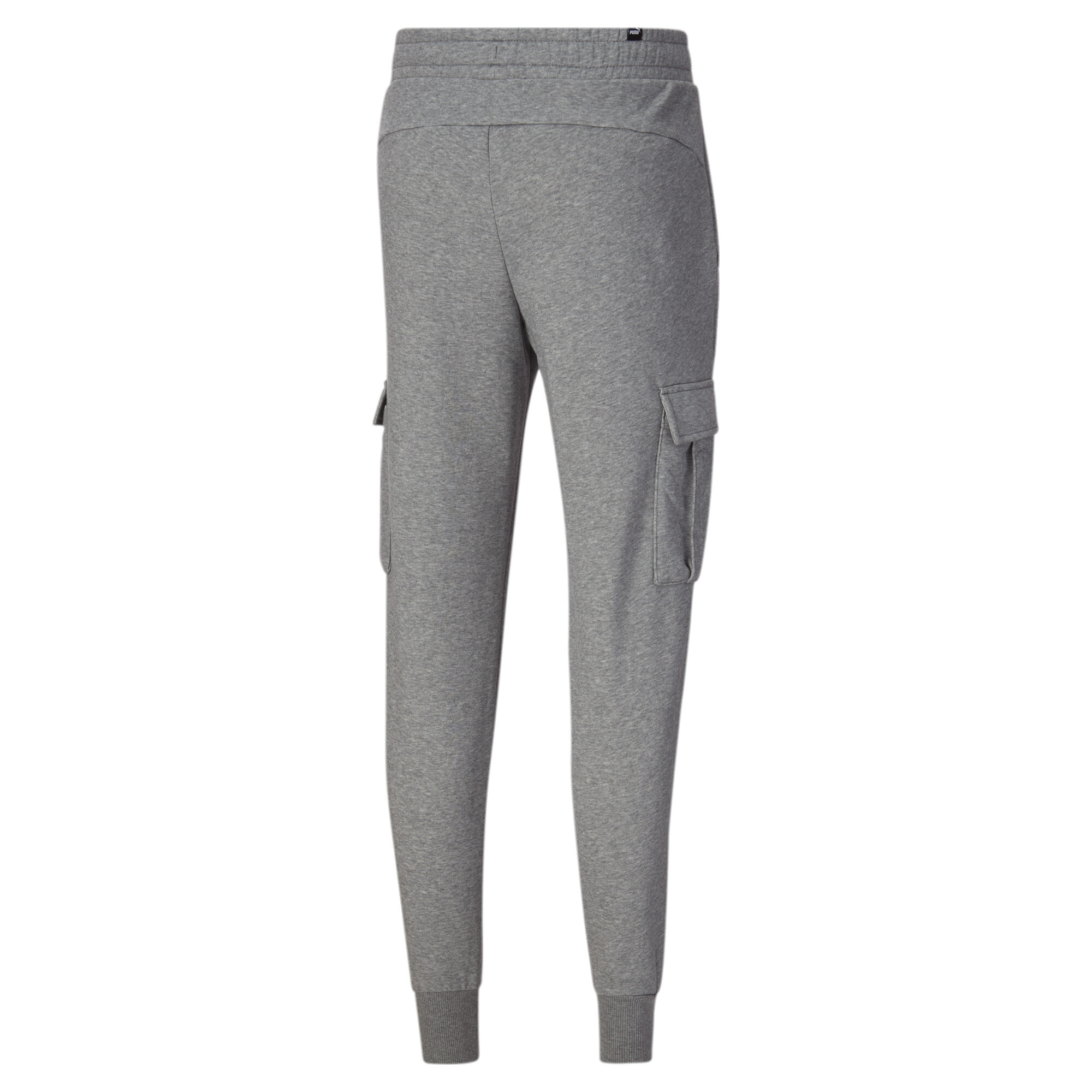 PUMA Size L Men's Essentials Pocket Pants - Medium Grey Heather 
