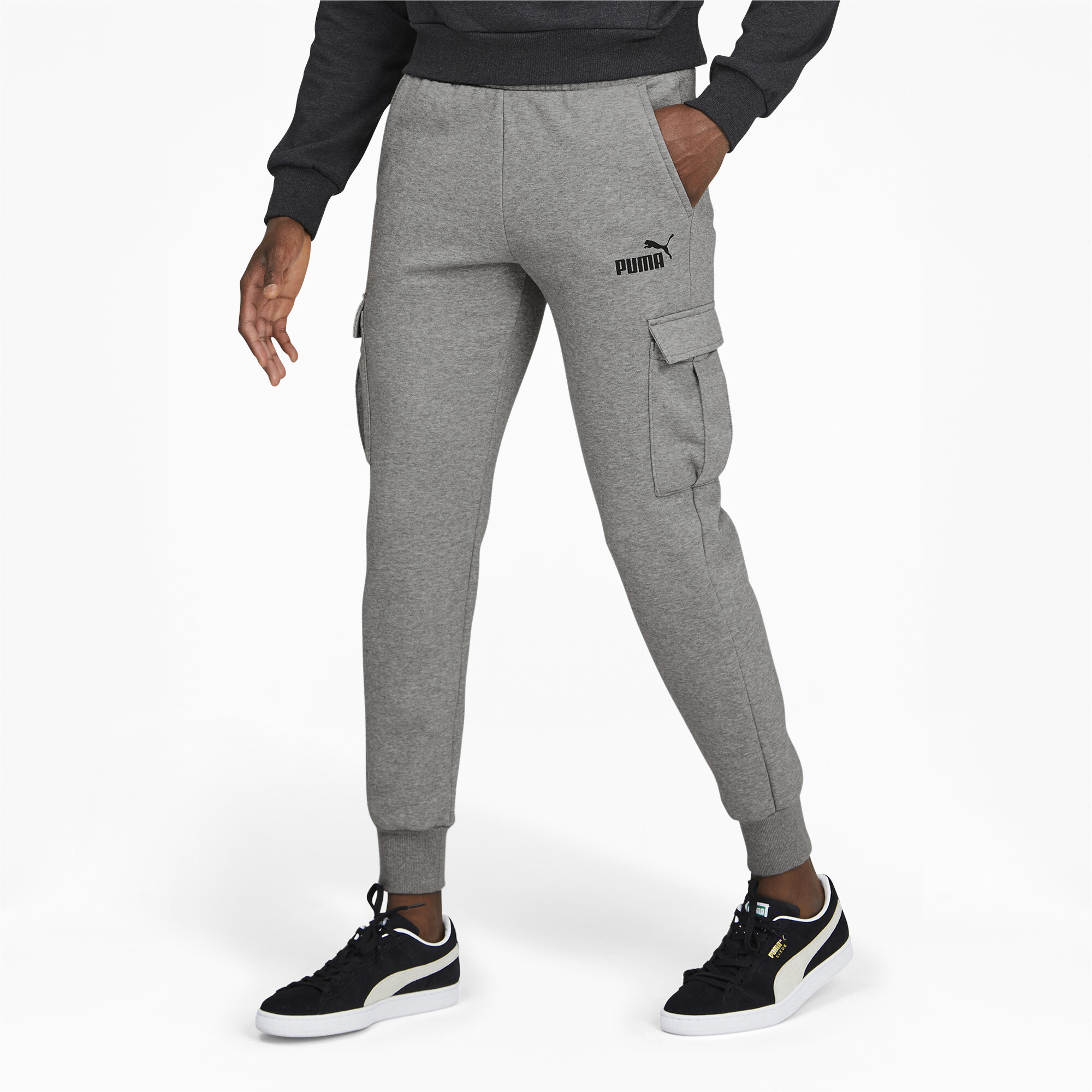 puma men's essentials logo pants