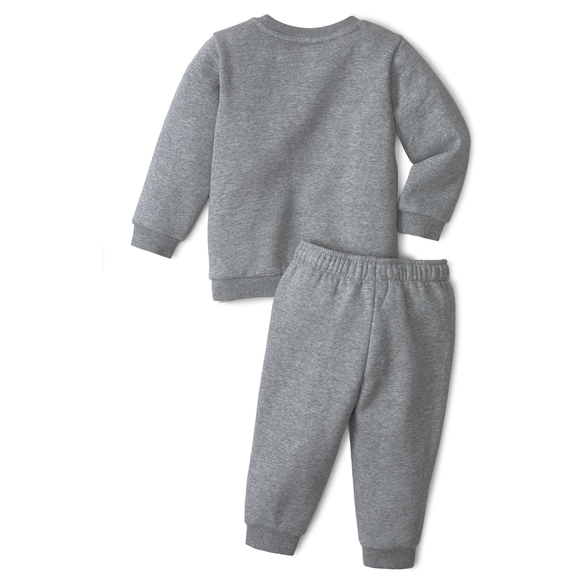 Puma Essentials Minicats Crew Neck Jogger Suit Toddler Sweatshirt, Gray Sweatshirt, Size 6-9M Sweatshirt, Shoes