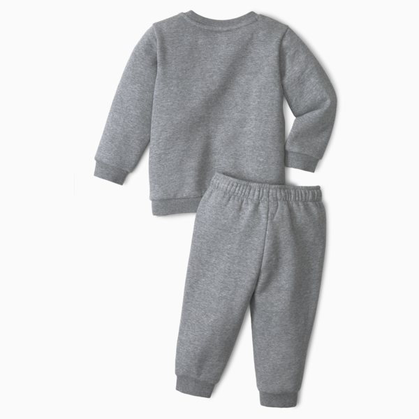 Essentials Minicats Crew Neck Jogger Suit Toddler, Medium Gray Heather, large-ZAF