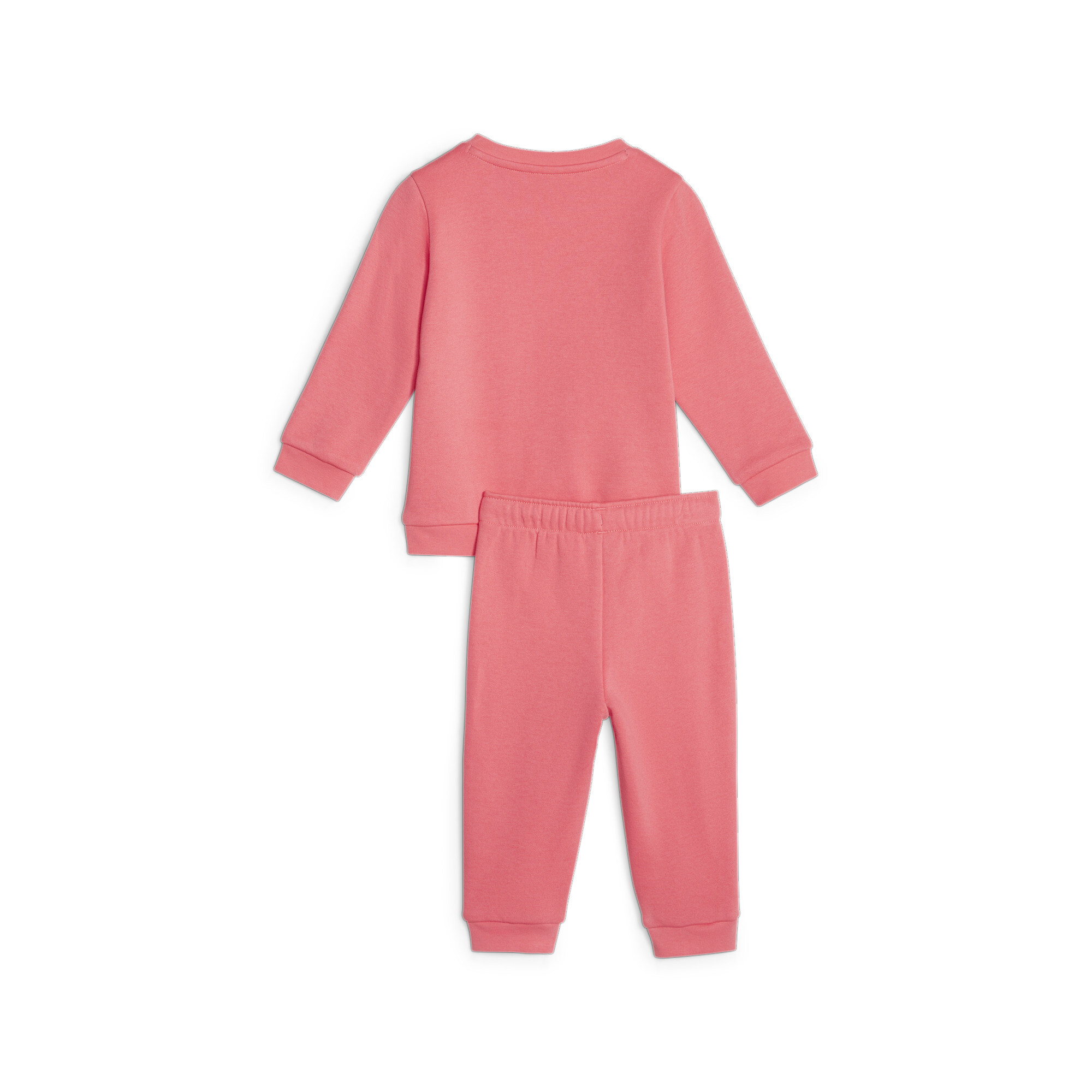 PUMA Essentials Minicats Crew Neck Babies' Jogger Suit In Pink, Size 4-6 Months