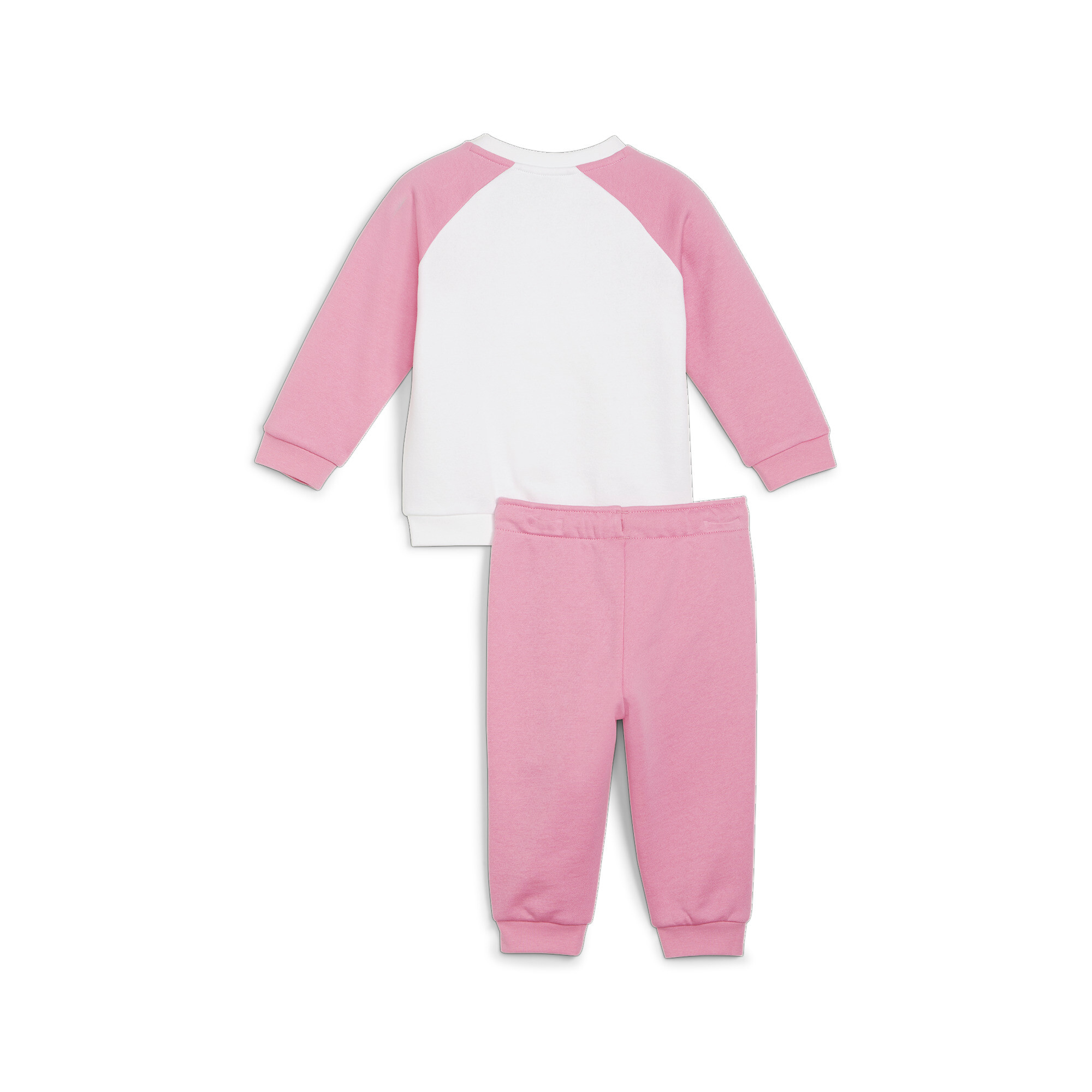 Puma Minicats Essentials Raglan Babies' Jogger Set, Pink, Size 9-12M, Clothing