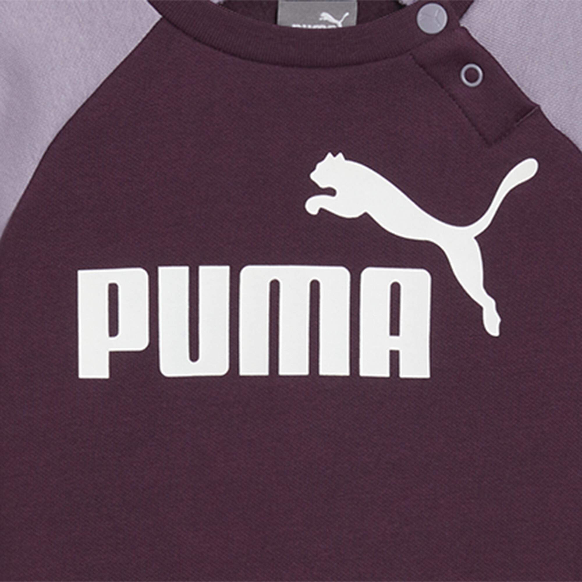 Puma Minicats Essentials Raglan Jogger Set Toddler, Purple, Size 2-3Y, Clothing