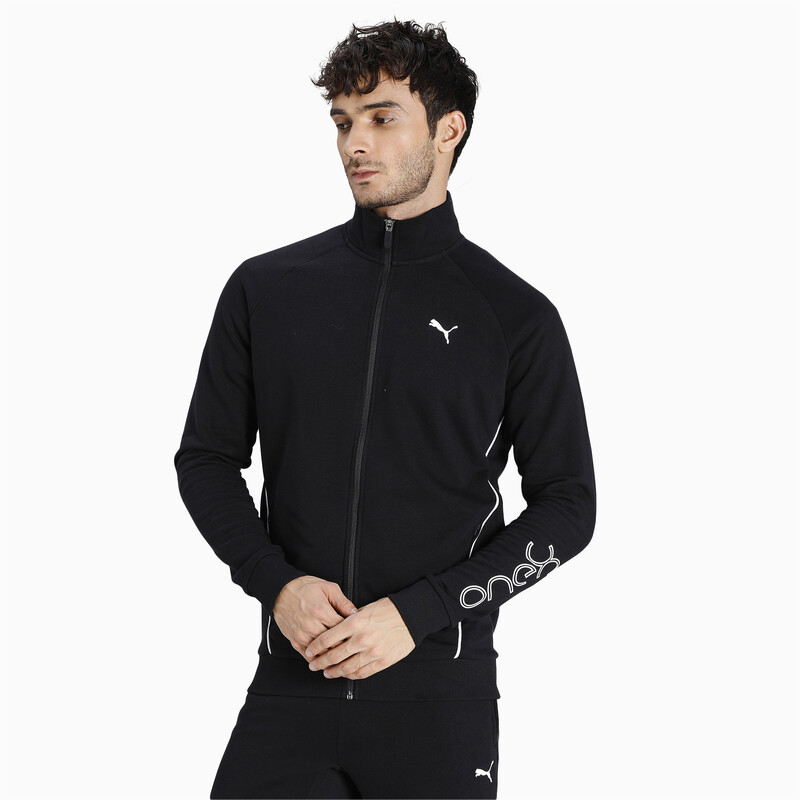 Men's PUMA One8 Virat Kohli Logo Jacket, Black