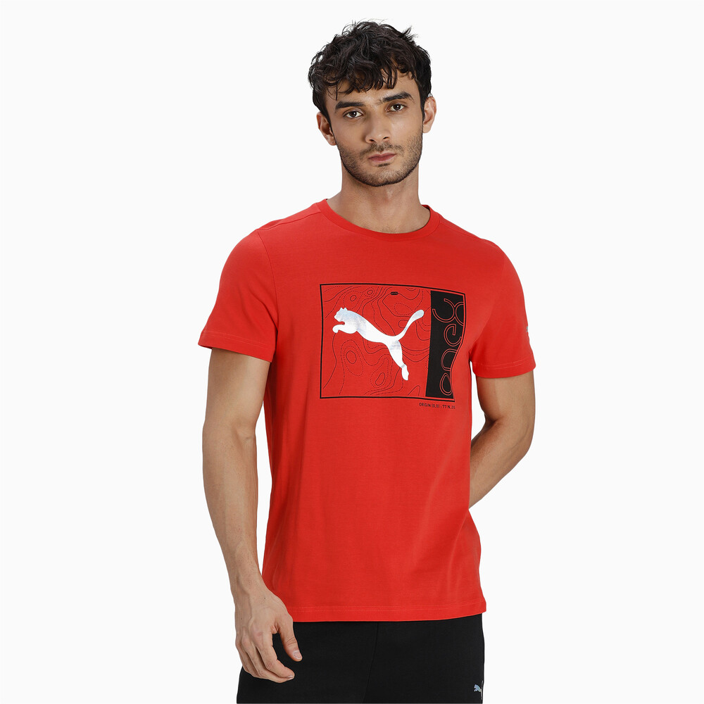one8 Virat Kohli Graphic Men's T-Shirt | Red - PUMA