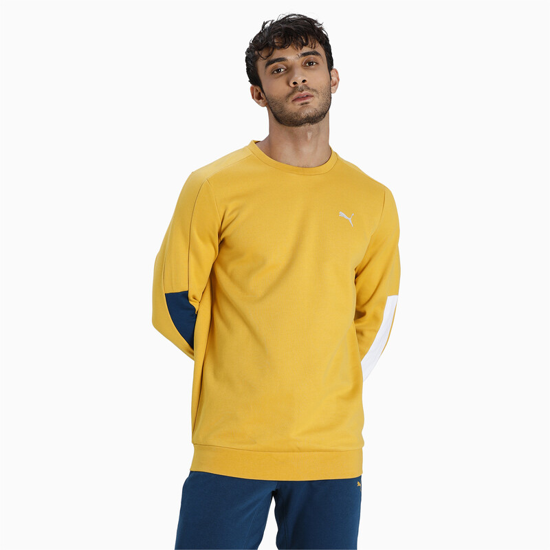 Men s PUMA X One8 Slim Fit Sweatshirt in Yellow size XS