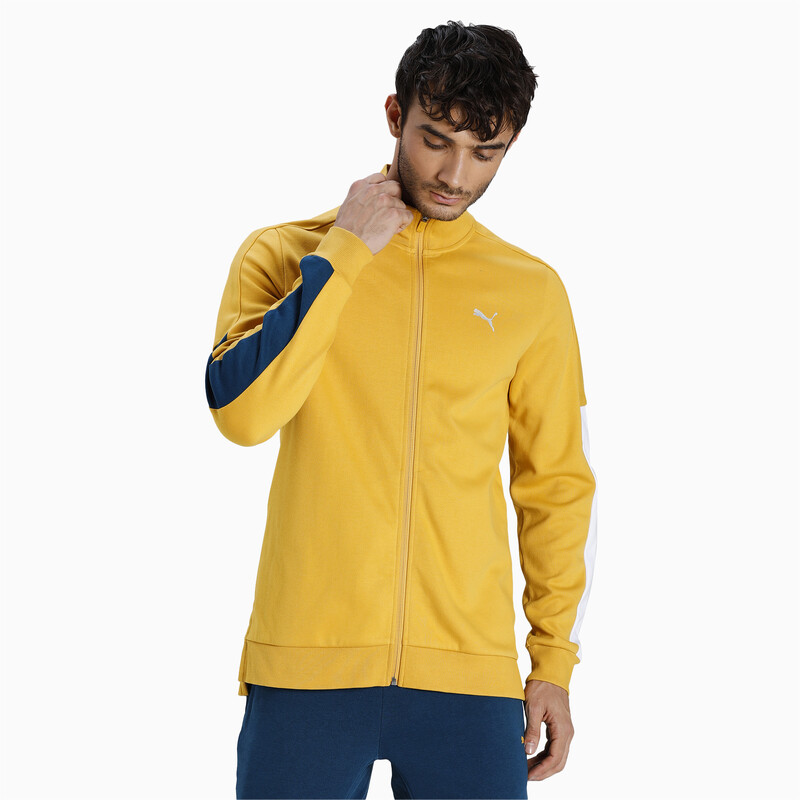 

Men's PUMA X One8 Colorblock Slim Fit Jacket, Yellow