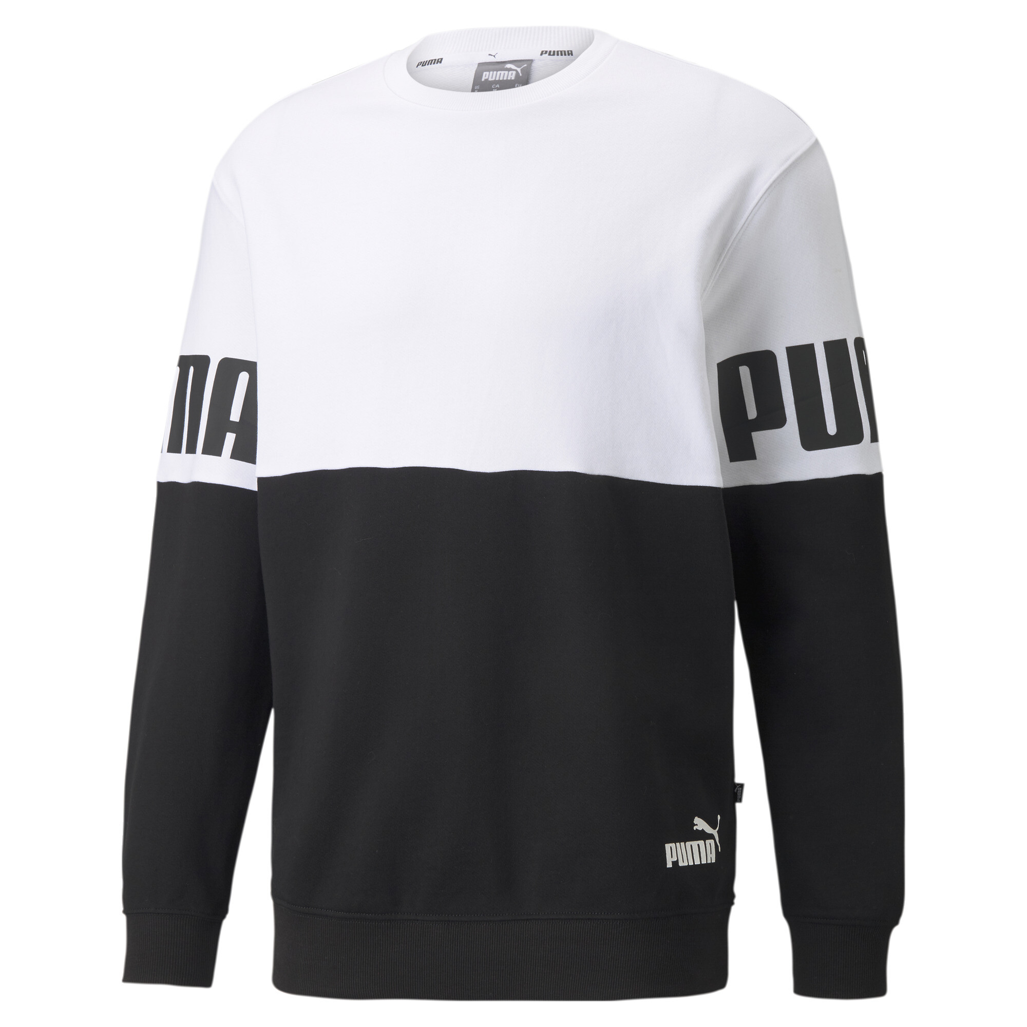 【プーマ公式通販】 プーマ PUMA POWER カラーブロック クルー スウェット メンズ Puma White ｜PUMA.com