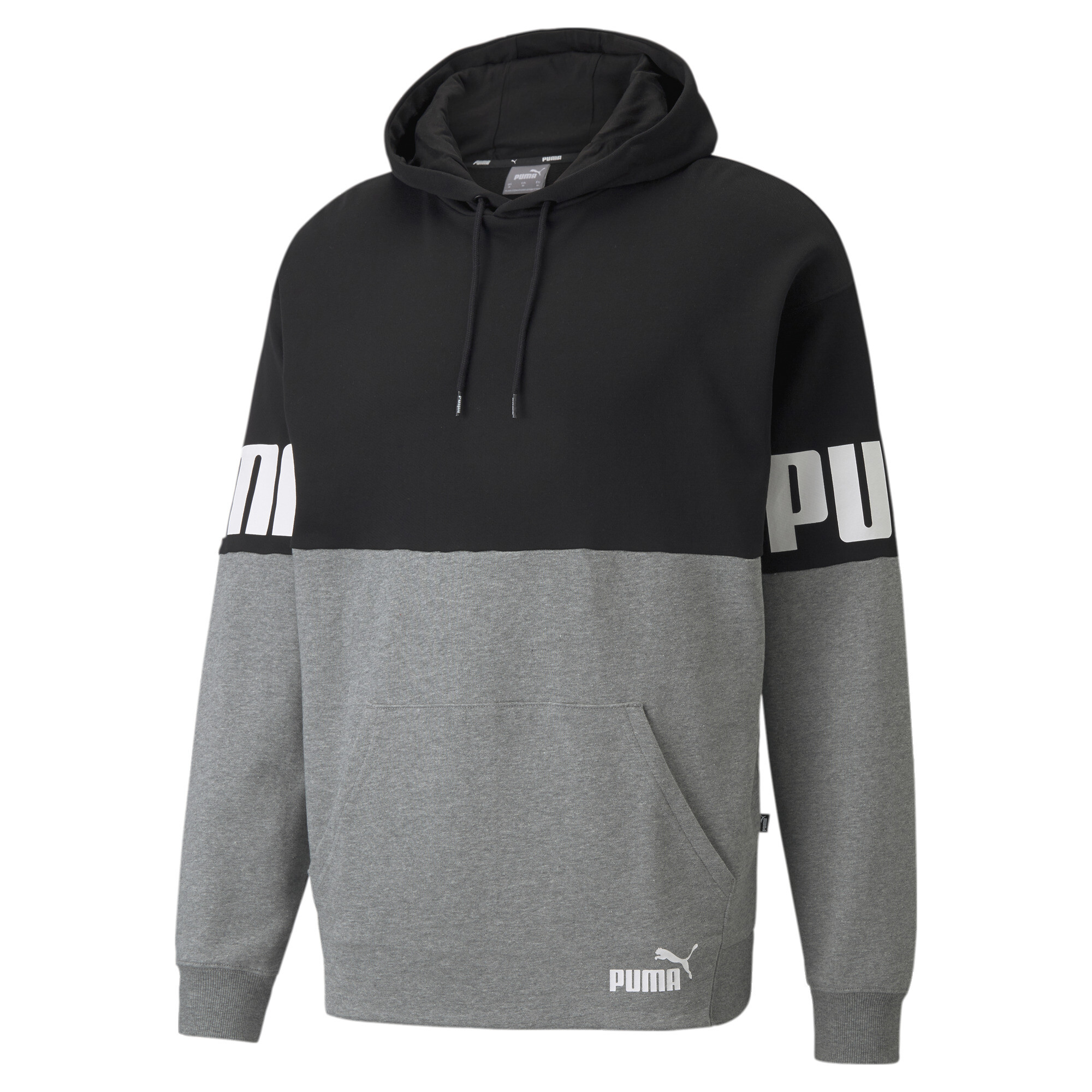 【プーマ公式通販】 プーマ PUMA POWER カラーブロック フーディー スウェット メンズ Puma Black ｜PUMA.com