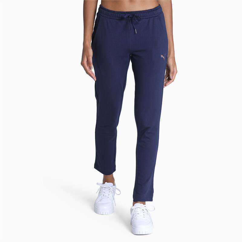 Women's PUMA Slim Fit 7/8 Track Pants in Blue size XL