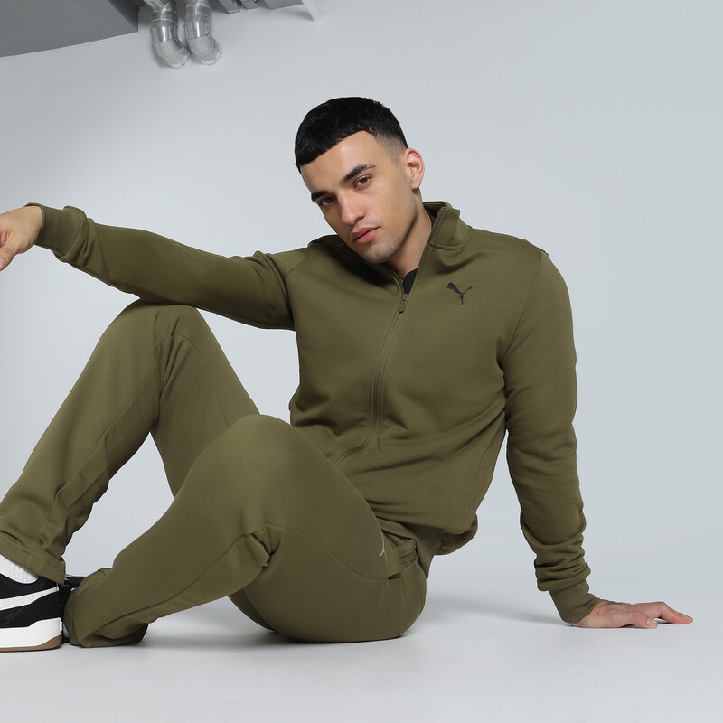 

Men's PUMA Zippered Full-Zip Slim Fit Jacket