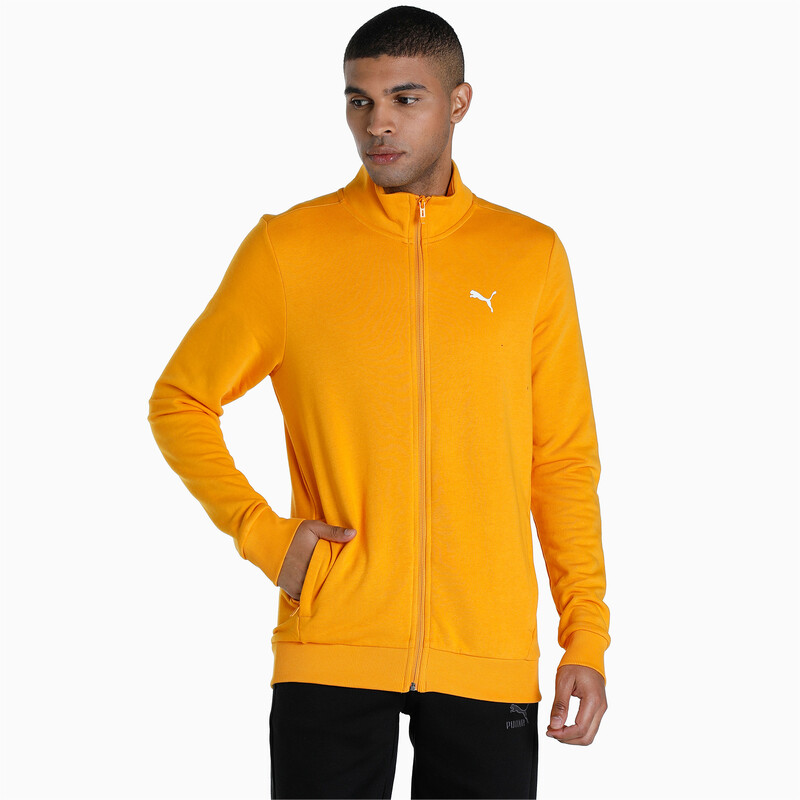 

Men's PUMA Zippered Full-Zip Slim Fit Jacket, Apricot