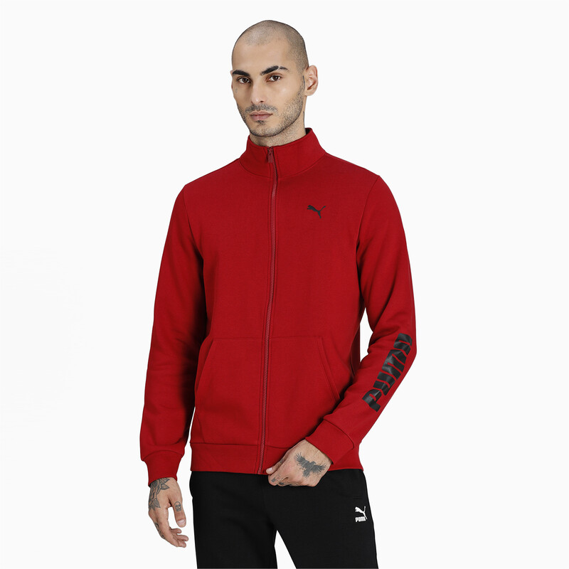 

Men's PUMA Zippered Full-Zip Slim Fit Polo Jacket
