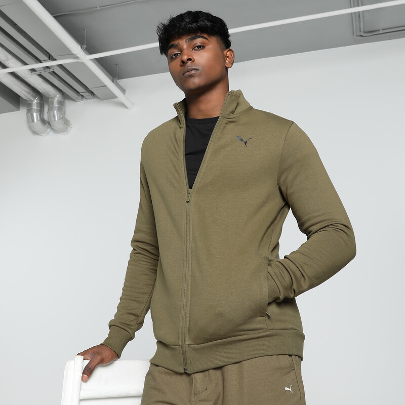 

Men's PUMA Zippered Full-Zip Slim Fit Polo Jacket